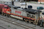 BNSF 741 on SB freight